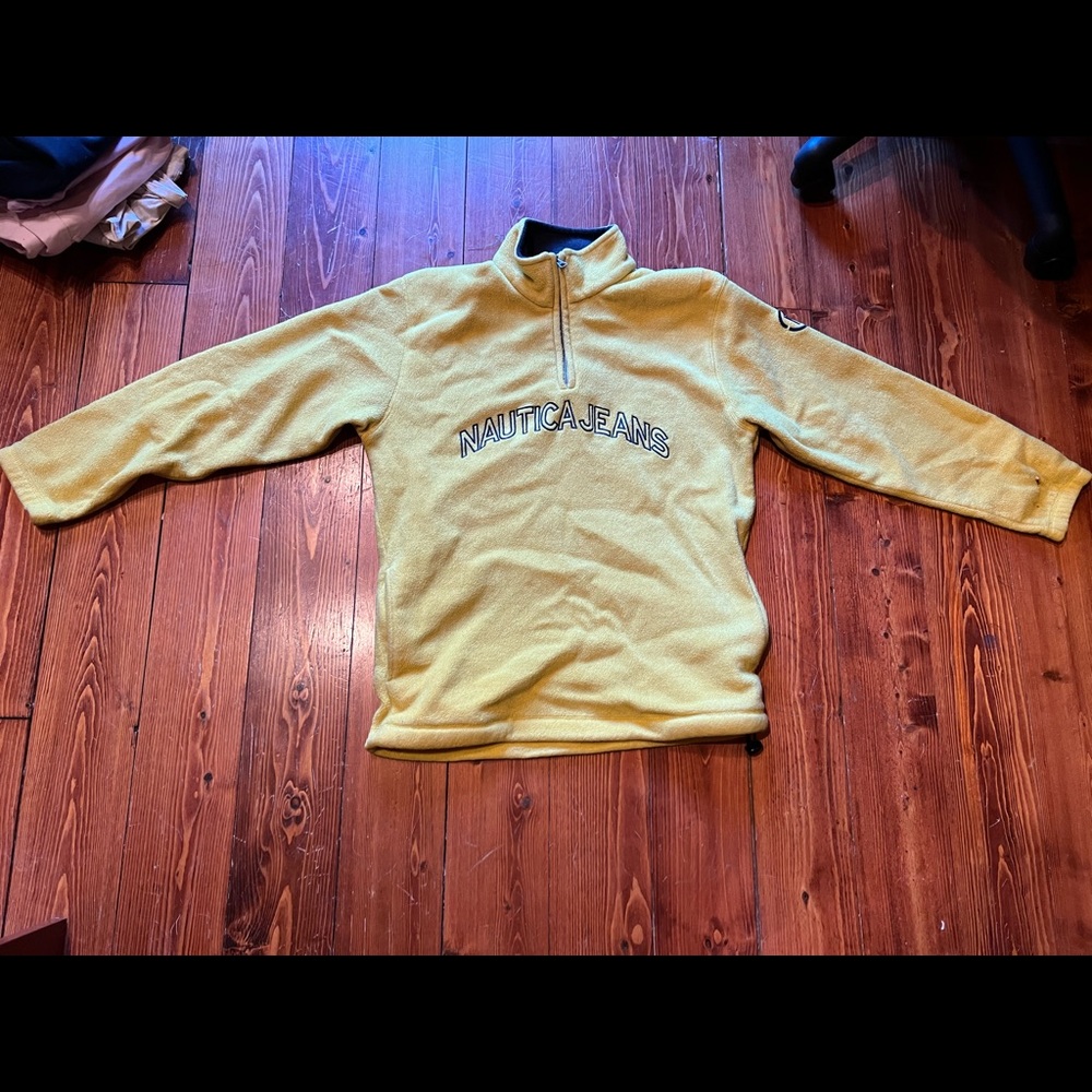 Nautica Yellow Quarterzip